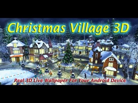 Christmas Village 3D Video