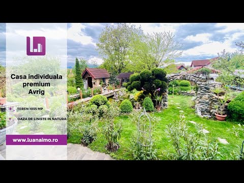 Casa individuala in Avrig | vila de lux | teren 1035 mp | video — Video