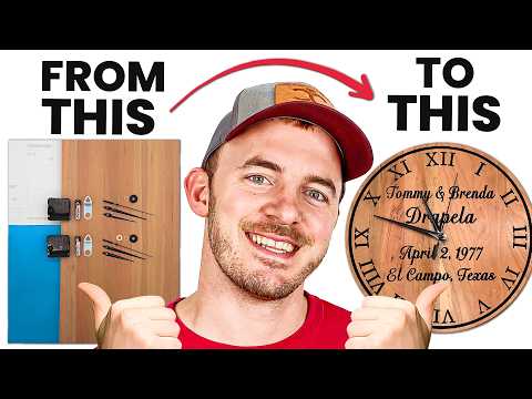 How To Make a Wall Clock on a CNC Router