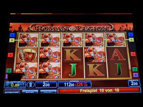 Roman Legion Jackpot 2 Euro Fach Jackpot Bally Wulff Spielautomaten Casino Freispiele 