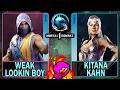 MK1 Weak Lookin Boy RAIN VS Kitana Kahn SINDEL Mortal Kombat 1 4K 60ᶠᵖˢ