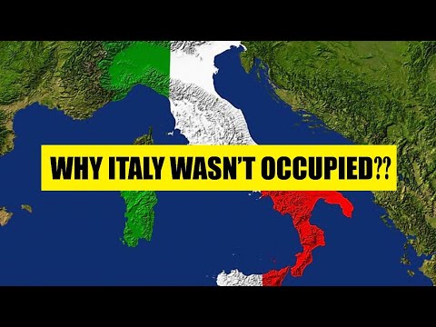 Why italy wasn't occupied after WW2?