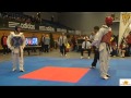 Lutalo Muhammad V Aaron Cook At The 2012 German Taekwondo Open