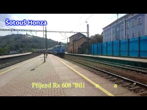 Rx 608 "Bílina"  [R5/ČD] - příjezd | Ústí nad Labem | 1.8.2018