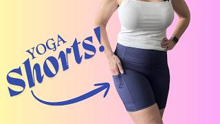 BLUE ATHLETIC SHORTS TRY ON | Moozava Biker Shorts Review #ad