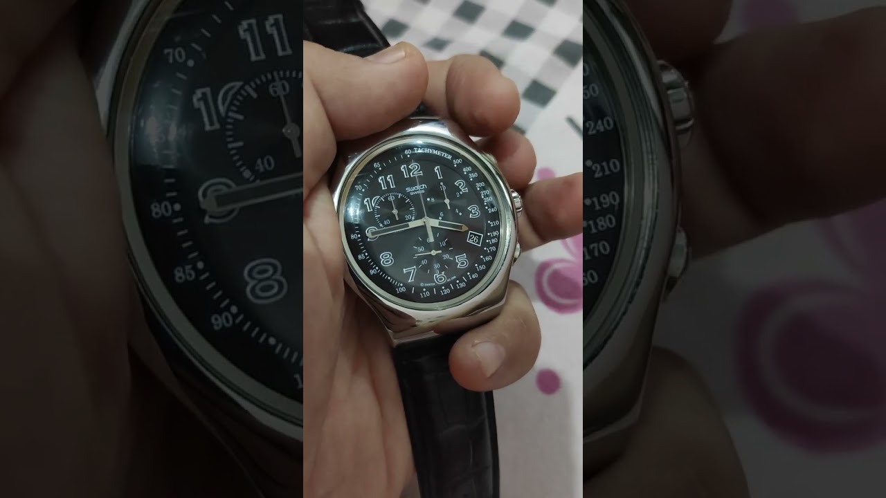 سواتش ايرونى حجم كبير - Swatch irony Test Buttons