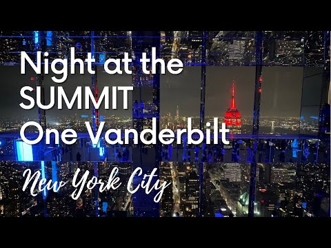 Night at the SUMMIT One Vanderbilt in Manhattan, New York City