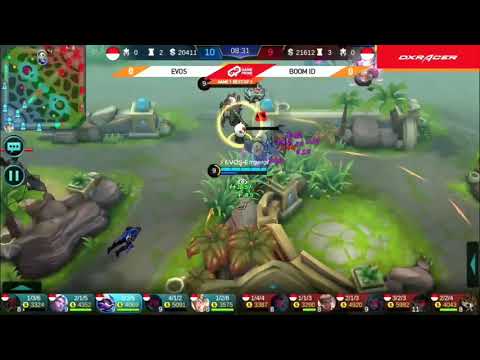 EVOS VS BOOM ID BEKRAF GAME PRIME 2018 MLBB TOURNAMENT