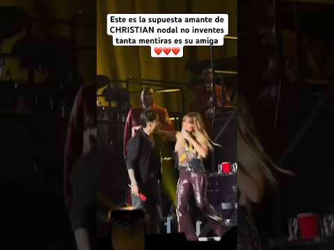 This is supposedly Christian Nodal's lover, don't make up so many lies, she's his friend