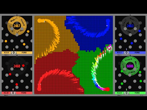 Multiply or Fire with Roulette #1 - Algodoo Marble Race
