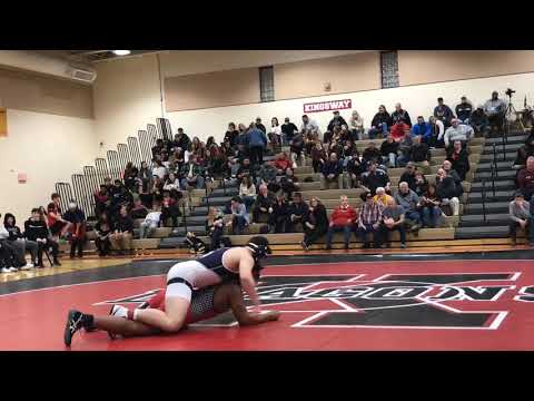 St. Augustine’s Mike Misita records a fall
