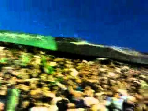 "San Martin de San Juan (recibimiento) vs Gelp" Barra: La Banda del Pueblo Viejo &bull; Club: San Martín de San Juan