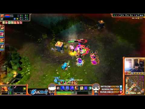 Scarra's Gragas outplays Voyboy - League of Legends