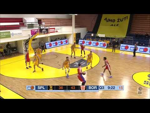 ABA Liga 2020/21 highlights, Round 25: Split - Borac (19.4.2021)