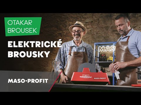 Elekrické brousky na nože Otakar Brousek & MASO-PROFIT