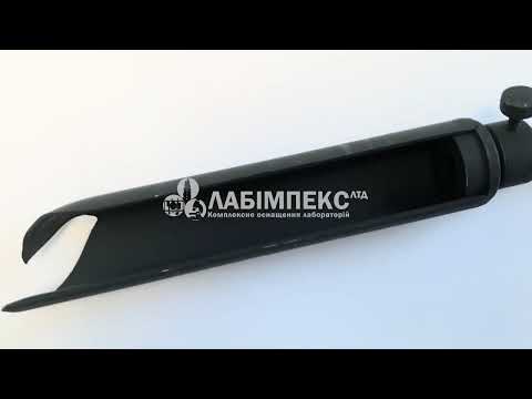 Бур - пробоотборник для грунта, наконечник 20 см, проба 250 г, высота 120 см, вес 2.5 кг, резиновые ручки - фото 1 - id-p250435433