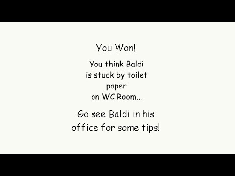 Baldi's Basics In Education And Learning But Something Isn't Right Secret Ending