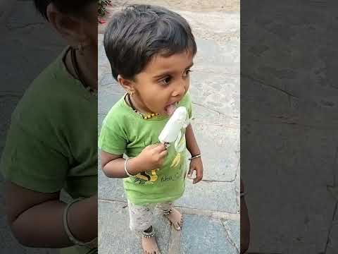 icecream lover krutika #baby #shortfeed