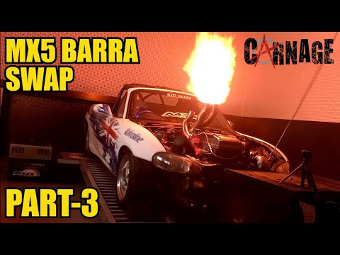 Carnage Episode 43 - MX5 Barra-Swap Part-3