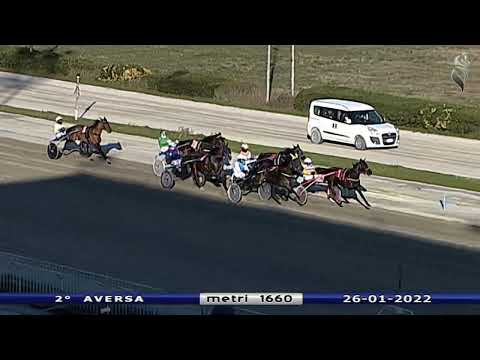 Aversa trotto 26 Gennaio 2022 - 2° Corsa