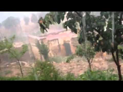 Tormenta  de verano Aliseda 2014 Lunes 23 Junio 2014