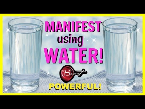 HOW TO MANIFEST ANYTHING YOU WANT USING WATER!│POWERFUL LAW OF ATTRACTION TECHNIQUES! Video