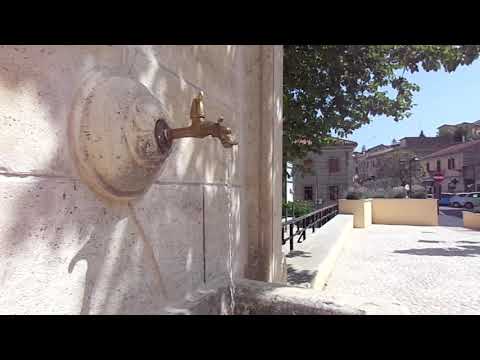 Piazza Melchiorre Cartoni fontana Poggio Moiano