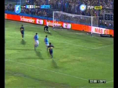 Temperley 0 - Boca 1 Martínez de penal