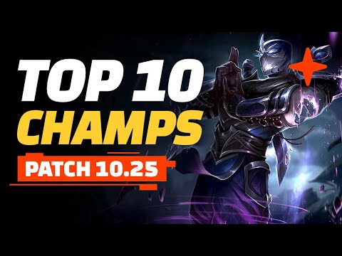 Top 10 Champions - Teamfight Tactics Patch 10.25