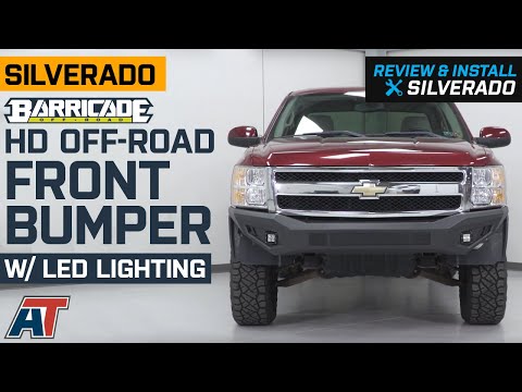 2007-2013 Silverado 1500 Barricade HD Off-Road Front Bumper w/ LED Lighting Review & Install
