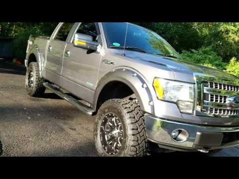 2013 ford f150 ecoboost, afe Mach Force exhaust and stage 2 intake 4 in lift. Walk around