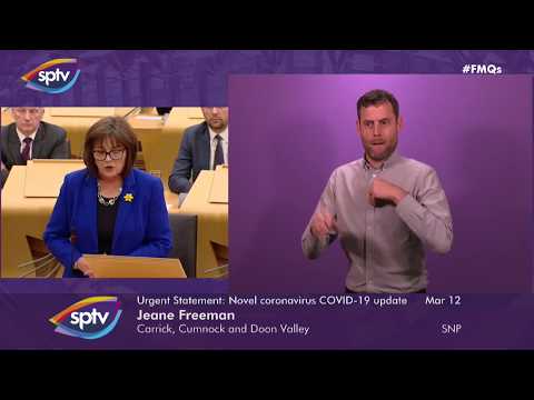 Urgent Statement: Novel coronavirus COVID-19 update [BSL] - 12 March 2020