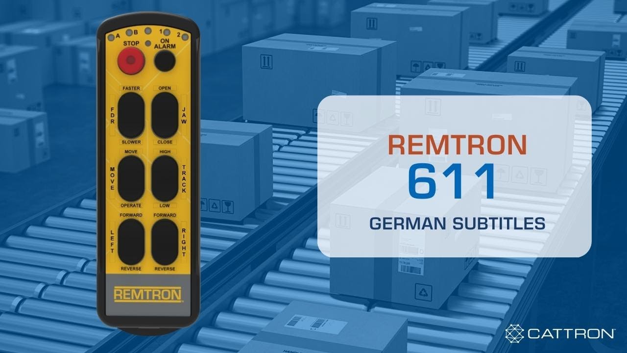 Remtron 611 Wireless Remote Control (German Subtitles)