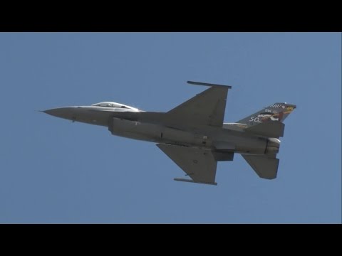 2017 Rhode Island ANG Open House & Airshow - F-16CJ Fighting Falcon Demonstration