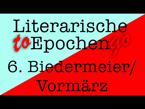 Biedermeier und Vormärz to go (Die literarischen Epochen in 7,75 Minuten)