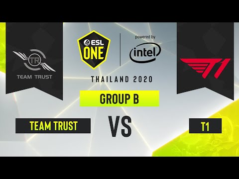 Dota2 - T1 vs. Aster.Aries - Game 1 - ESL One Thailand 2020 - Group B - Asia