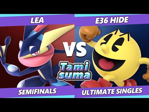 TAMISUMA 197 Semifinals - Lea (Greninja) Vs. E36 HIDE (Pac-Man) Smash Ultimate SSBU