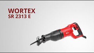 Reciprocating saw WORTEX SR 2313 E with 2 blades