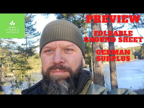 Preview german army ground sheet #germanarmysurplus #armysurplus #outdoorgearreview
