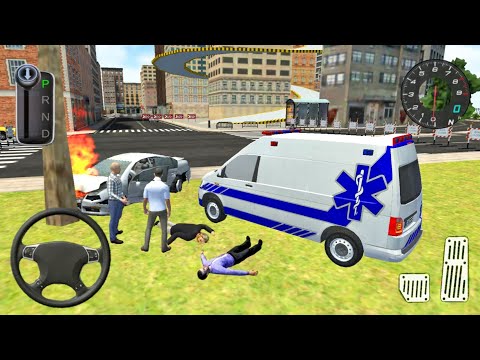 Roof Jumping Emergency Ambulance Simulator - Android Gameplay