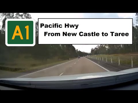 A,M1 Pacific Hwy Drive from Sydney to Gold Coast 002 Newcastle - Taree