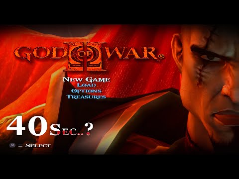 God of War 2 Hacked Speedrun Very Hard Under 40Sec..??
