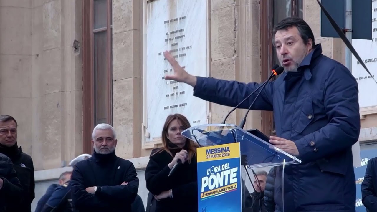 SALVINI: "NON SIAMO MAFIOSI SE VOGLIAMO IL PONTE O IL SÌ, LE SINISTRE RISPETTINO IL VOLERE POPOLARE"
