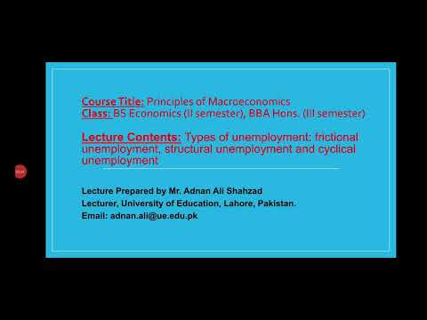 Lecture 18, Principles of Macroeconomics
