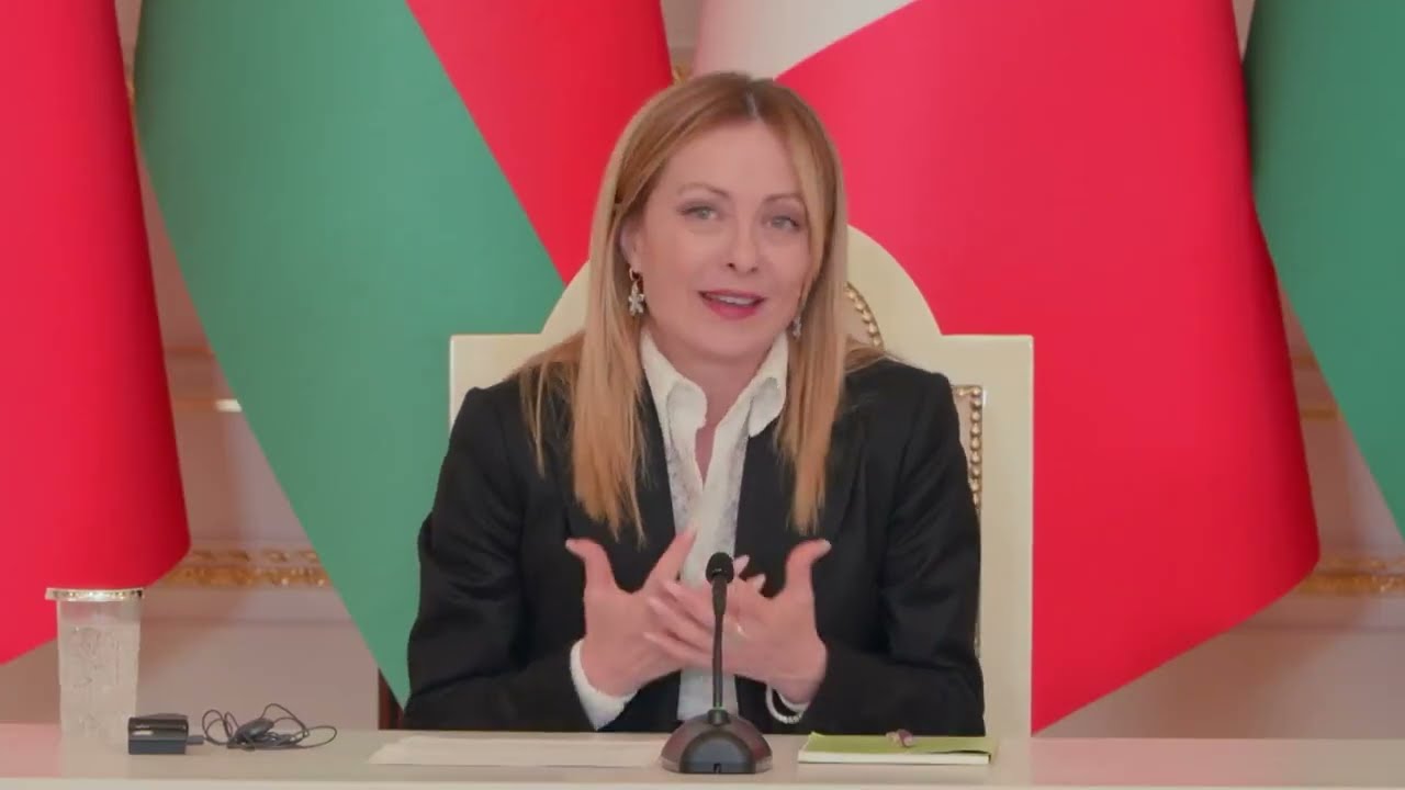 GIORGIA MELONI IN AZERBAIGIAN: "DETERMINANTE PER LA SICUREZZA ENERGETICA DELL'ITALIA"