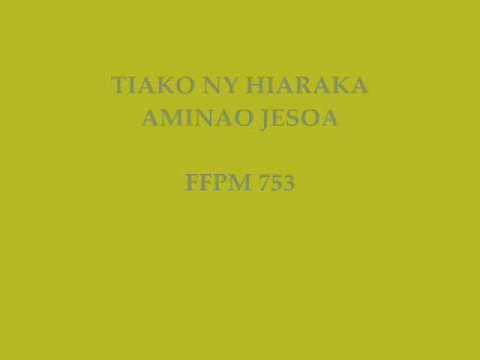 Tiako ny hiaraka Aminao Jesoa  FFPM 753