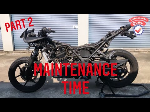 How To: 2010 Kawasaki Ninja 250R Spark Plugs Air Filter and Oil Change