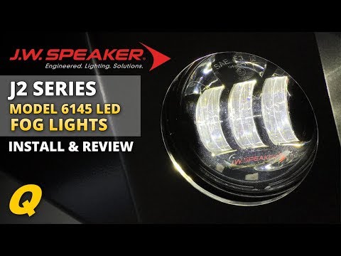 JW Speaker 6145 J2 LED Fog Lights Review & Install for 2007-2018 Jeep Wrangler JK