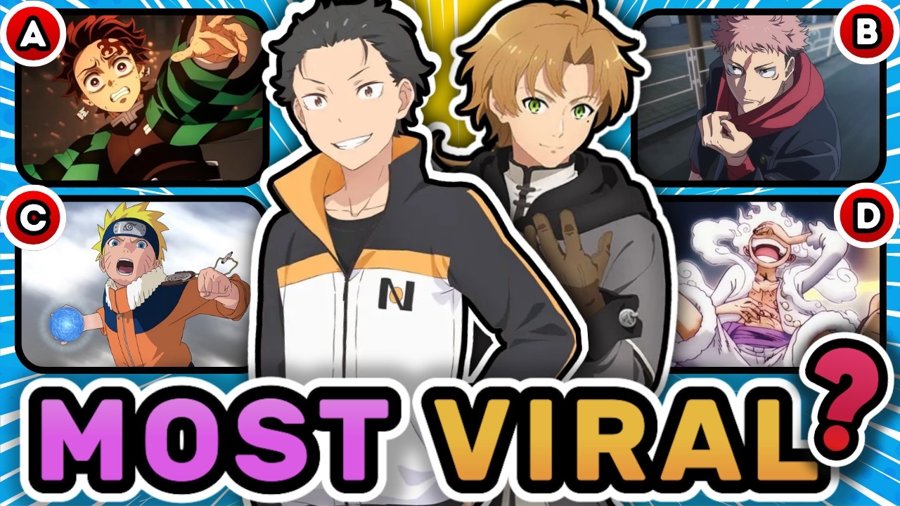 📈 Which Anime Had the Biggest Viral Moment? 🔥 Anime Quiz