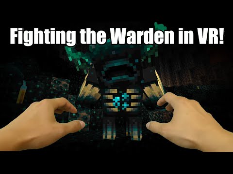 VR Showdown: Battling the Minecraft Warden
